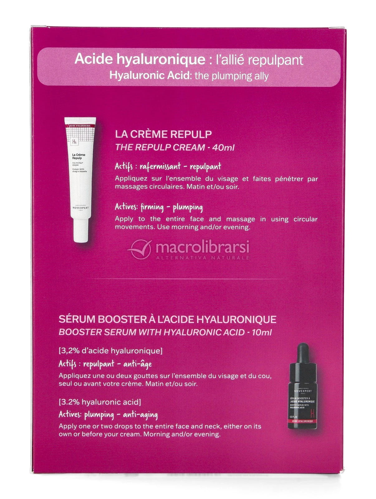 Novexpert Kit Duo Viso Rimpolpante Acido Ialuronico