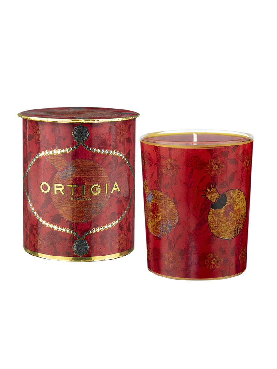 Candela Decorata Melograno
