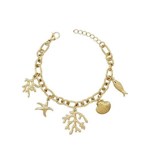 Bracciale con charm marini