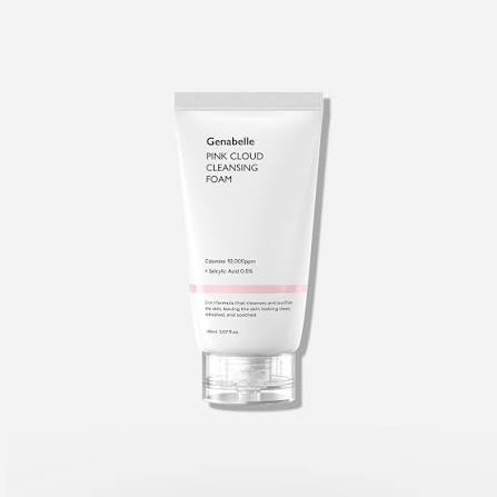 Genabelle pink cloud cleansing foam