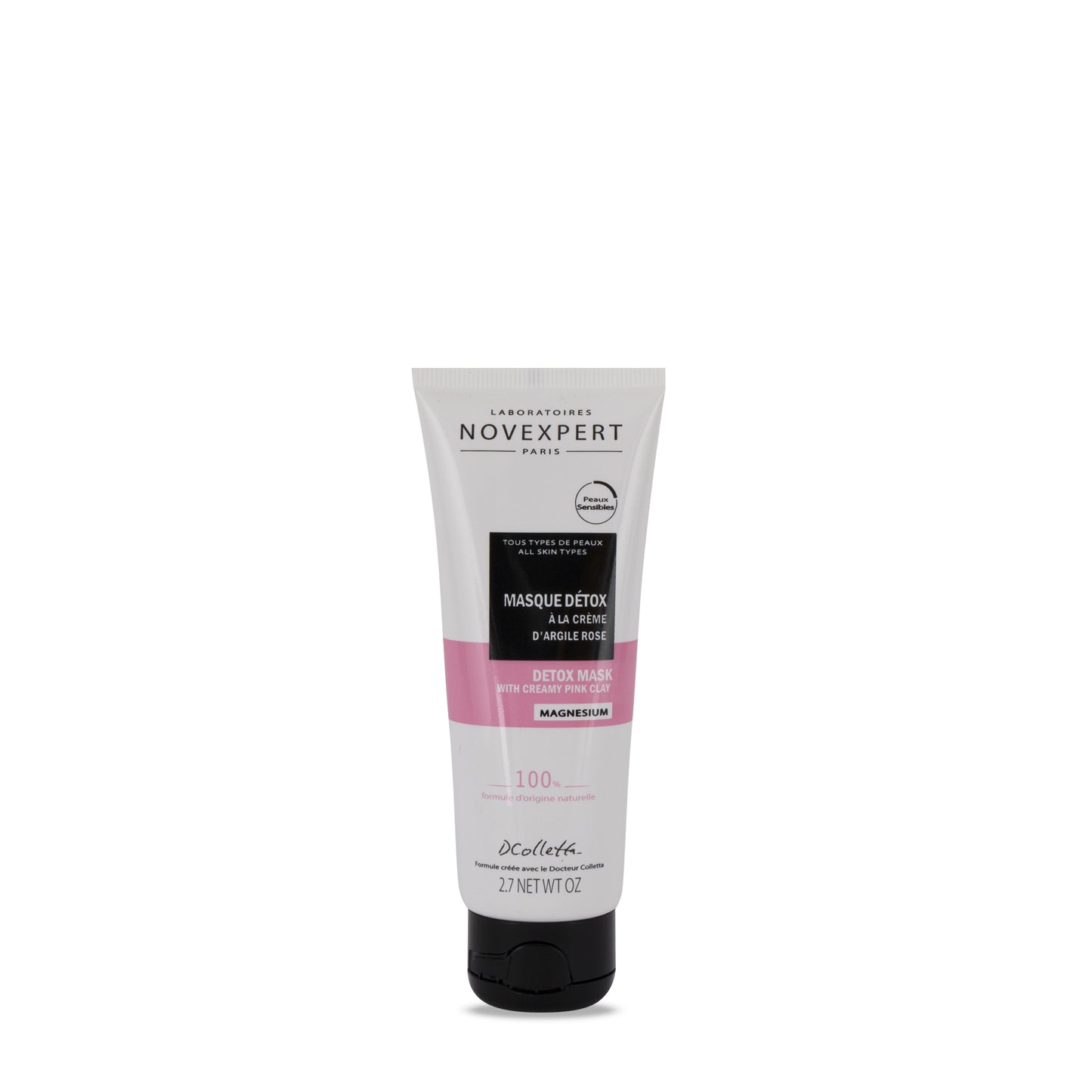 Masque Détox à la Créme d’Argile Rose 75 ml Novexpert